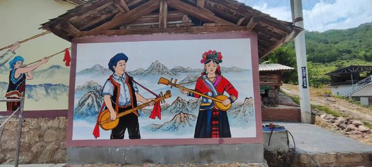 鄉(xiāng)村振興手繪墻——美佳彩繪黔西南分公司助力美麗鄉(xiāng)村建設